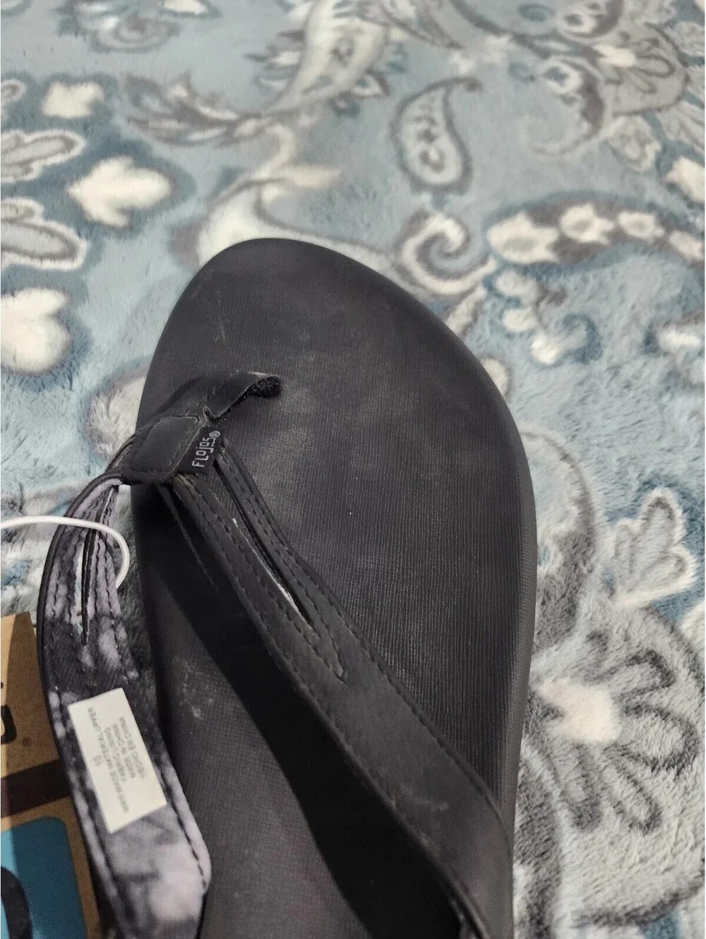 Women’s Flojos Flip Flops Women's Black & Gray Flip Flop